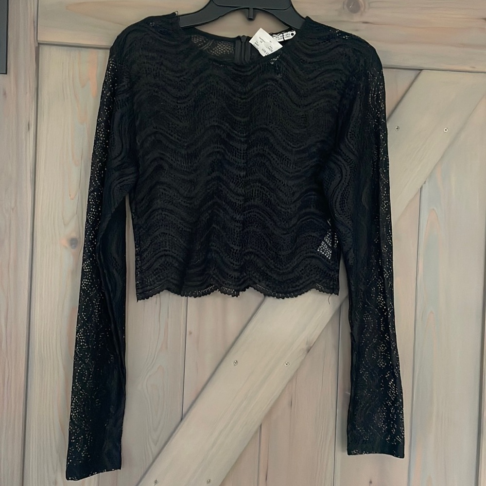 Zara lace crop top